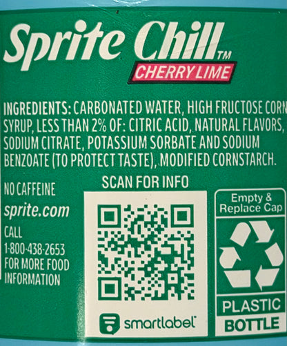 Sprite Chill Cherry Lime