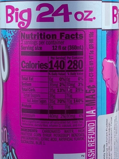 Faygo Cotton Candy 24oz kaufen – | Doublecup Society Österreich